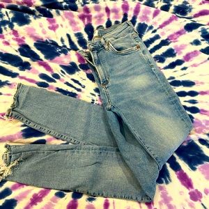 AGOLDE Skinny High Waist Stretch Jeans
